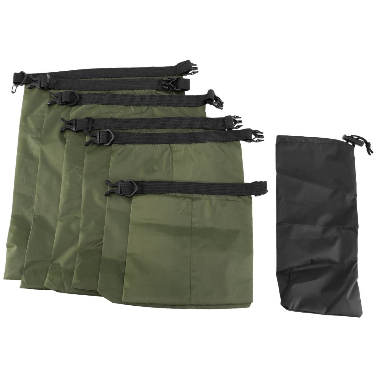 6Pcs Waterproof Dry Bag,for Rafting,Boating,Hiking,Fishing,