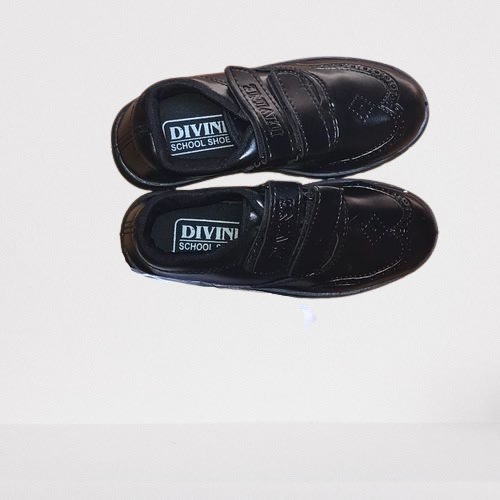 Unisex Back To School Shoe - Black + Free Stockings