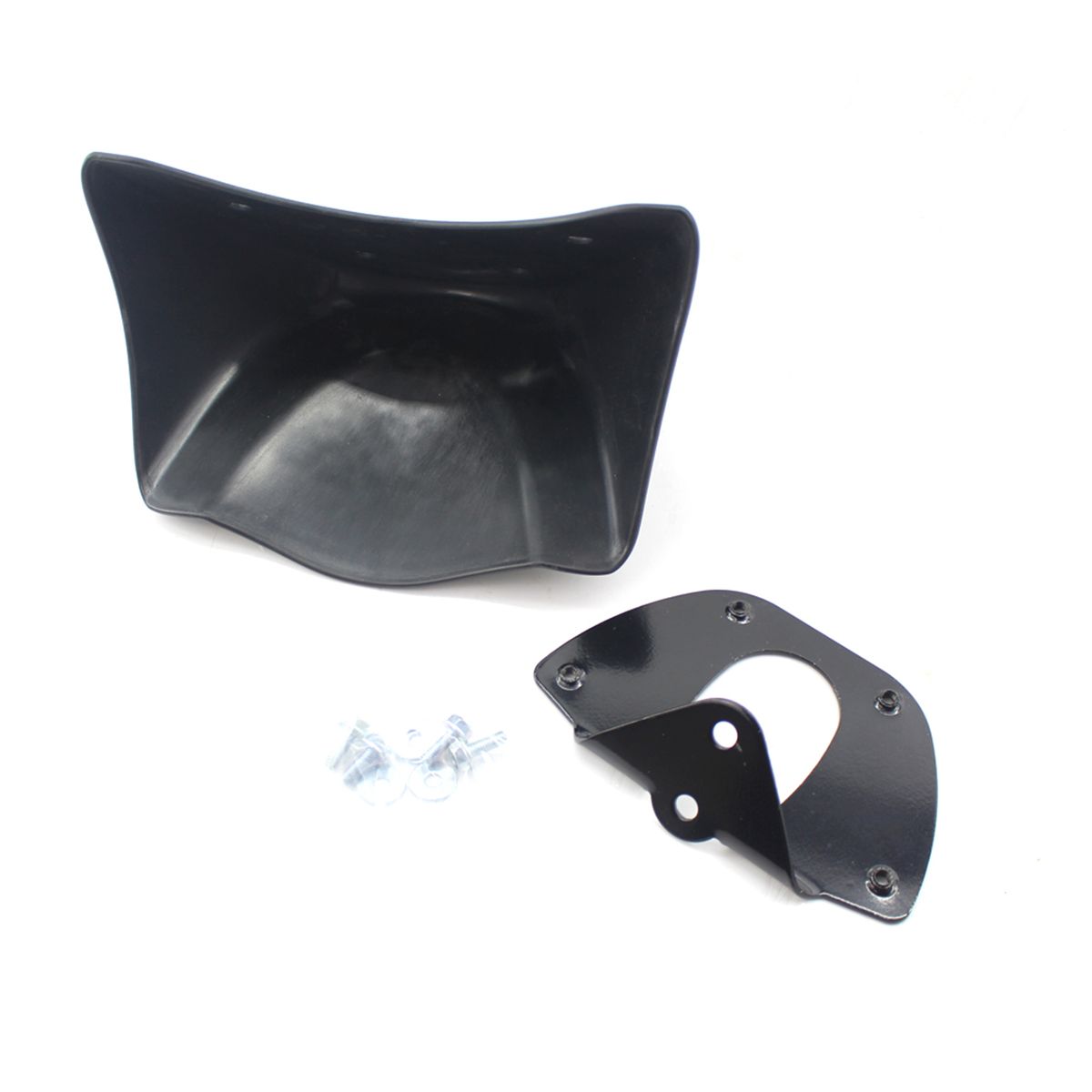 Black Motorcycle Front Chin Spoiler Air Dam Fairing Cover