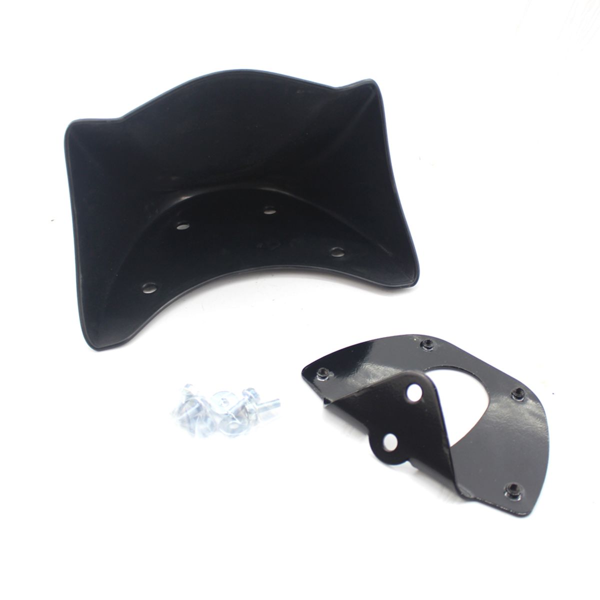 Black Motorcycle Front Chin Spoiler Air Dam Fairing Cover