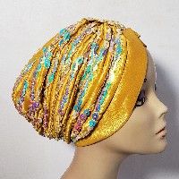 Luxury Beaded Cap Black