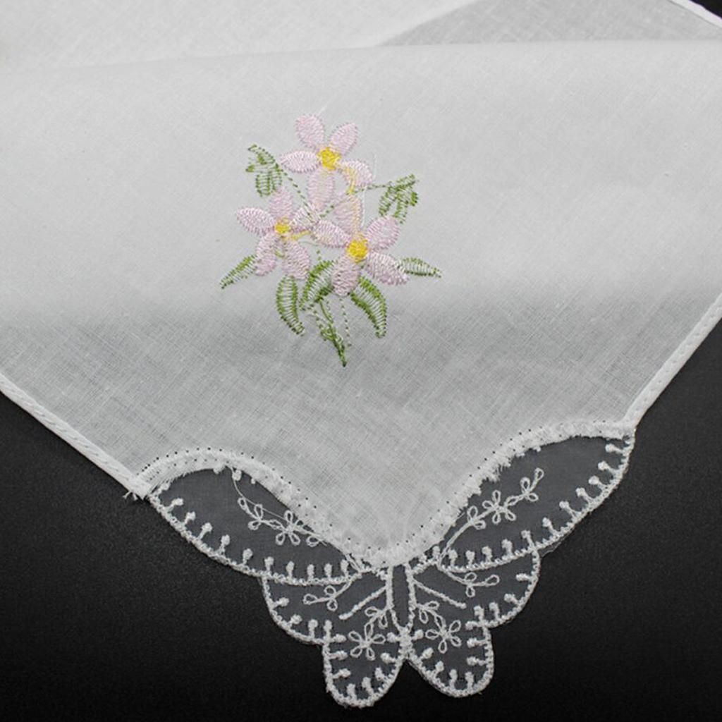 2x 5Pieces Soft Cotton Handkerchiefs For Mens Womens, Ladies Girls