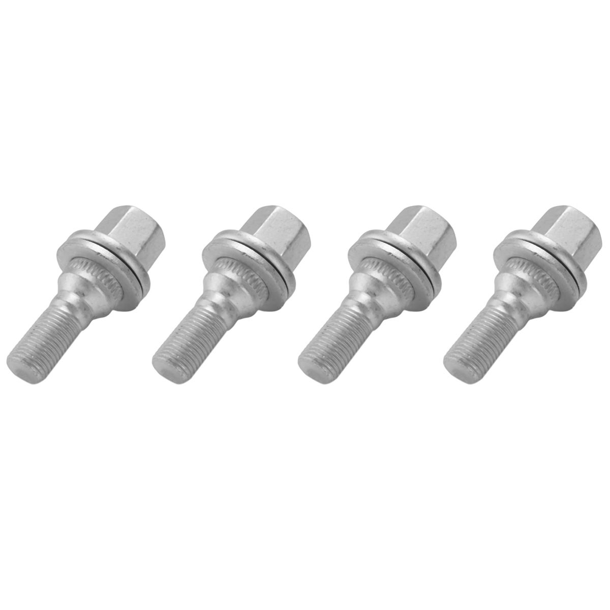 4Pcs 17mm Car Wheel Nuts Bolts Flat Seat for PEUGEOT 206 308