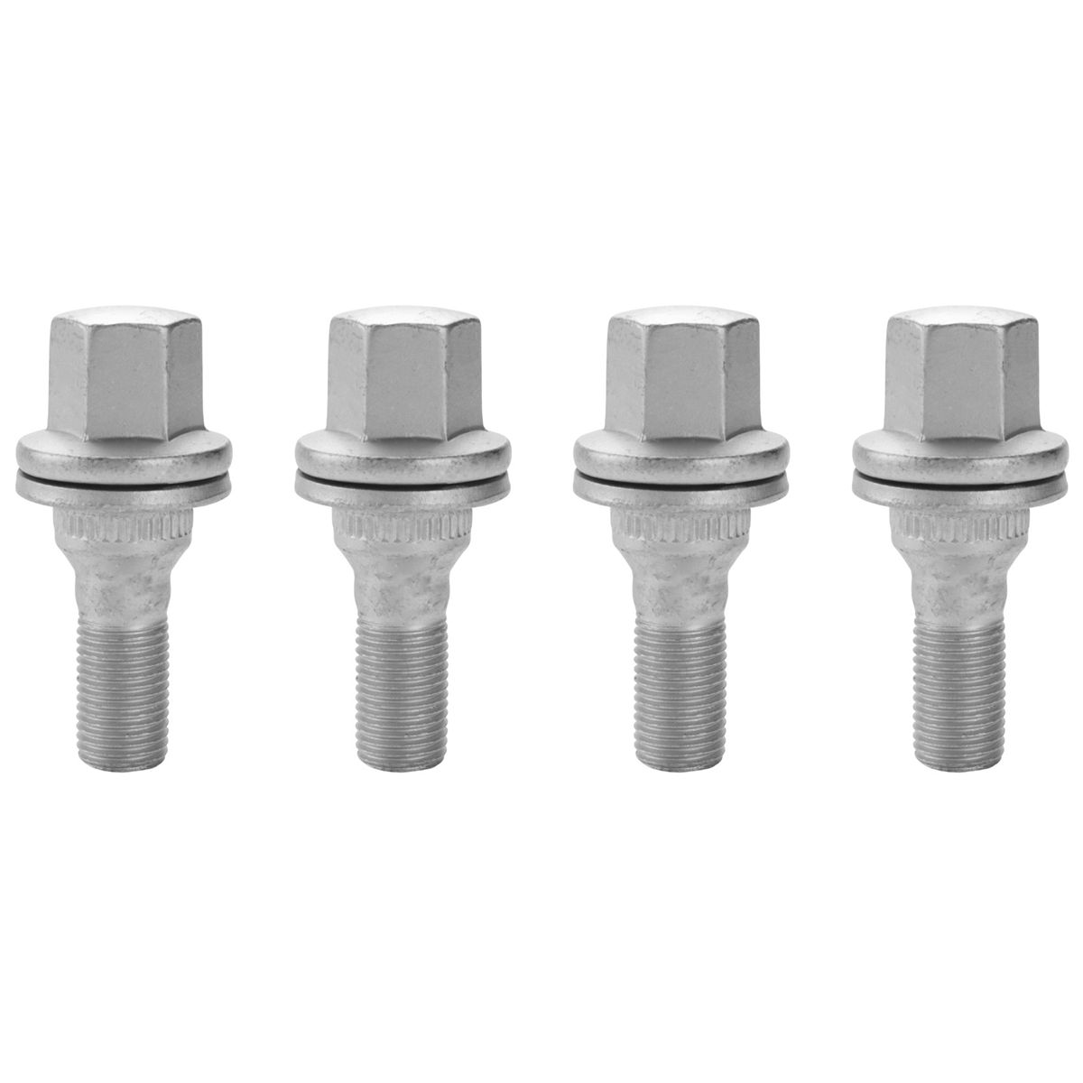 4Pcs 17mm Car Wheel Nuts Bolts Flat Seat for PEUGEOT 206 308