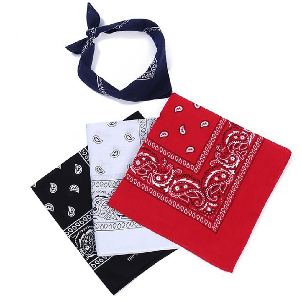 Paisley Bandana Head Scarf Cotton Head Neck Wrap