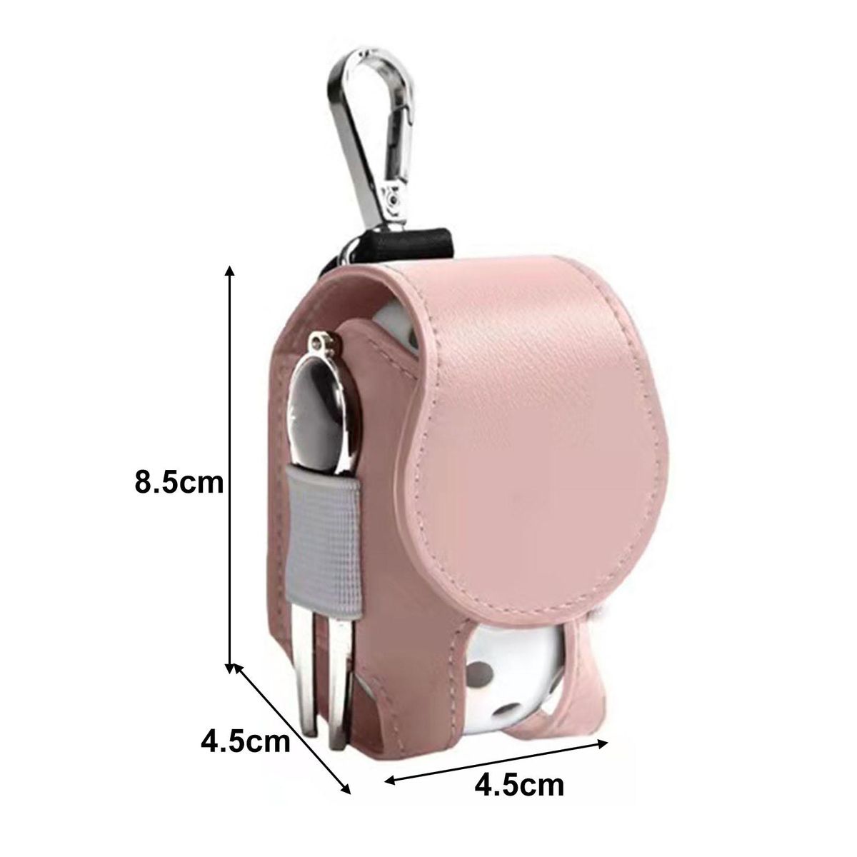 Golf Ball Waist Bag Golf Ball Waist Bag Holder Storage Pouch Pink