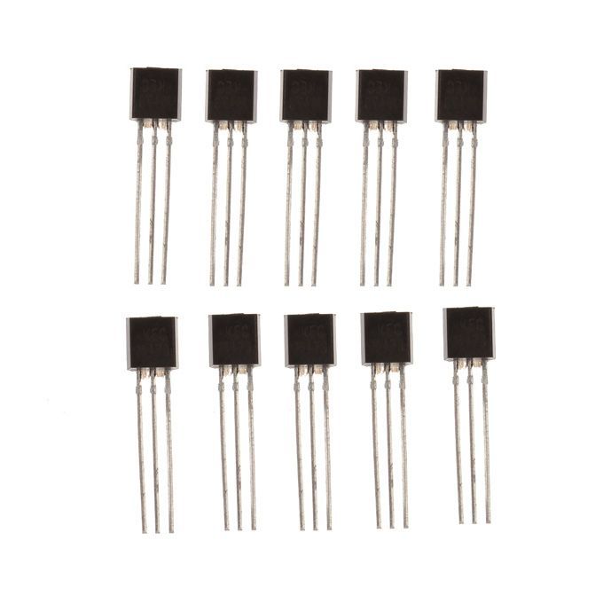 100 Pieces BC547 To 92 Epitaxial Planar NPN Silicon Transistors For