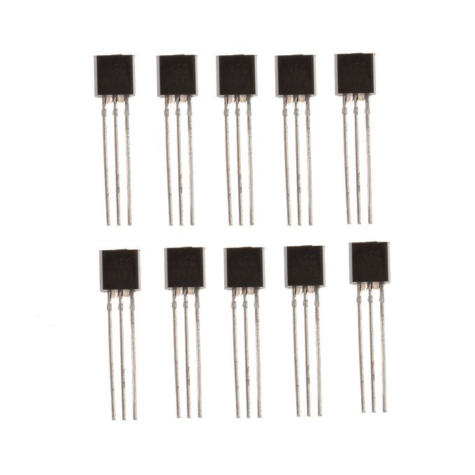 100 Pieces BC547 To 92 Epitaxial Planar NPN Silicon Transistors For