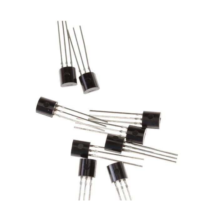 100 Pieces BC547 To 92 Epitaxial Planar NPN Silicon Transistors For