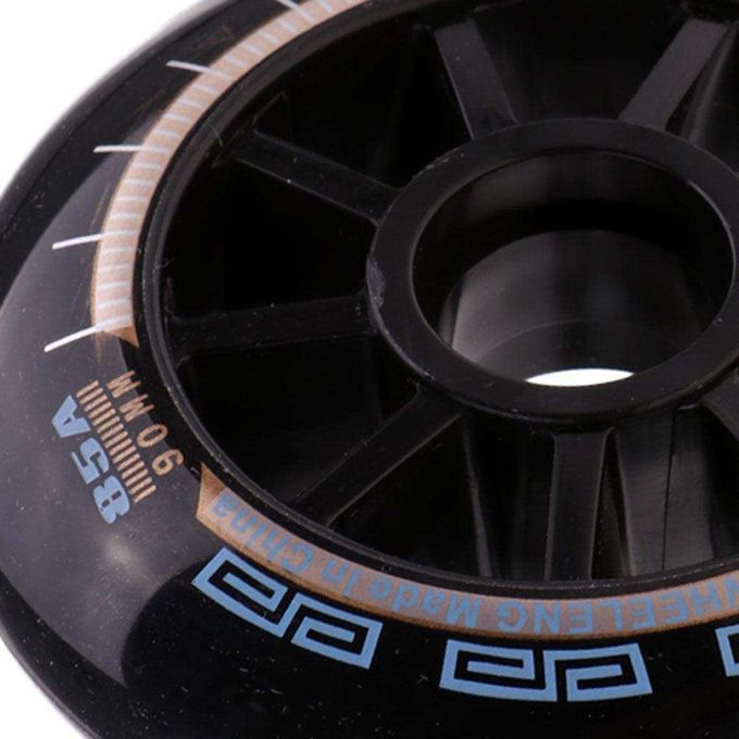 Inline Skate Wheels Outdoor Speed Skating Wheels 90mm Black