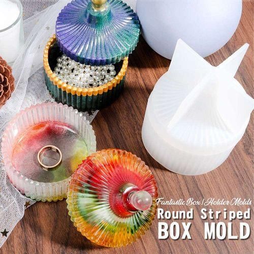 Box Resin Molds, 3 Pack Epoxy Resin Jewelry Box