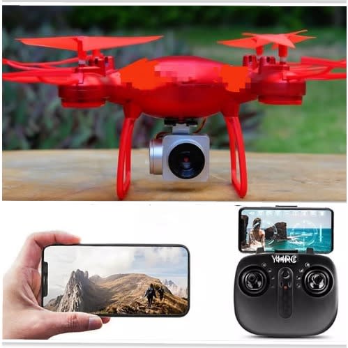 2022 8s 4k Hd Rc Wifi Fpv Long Fly Drone With 2 Batteries  -Red