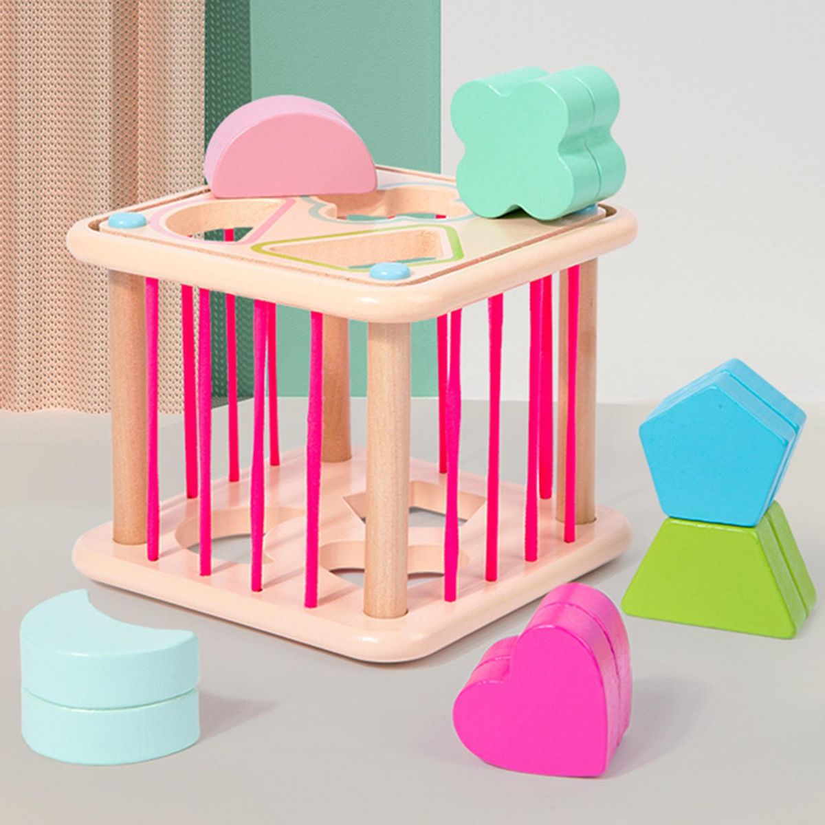 Cognitive Matching Toys Ellipse Heart Cognitive Matching Toys