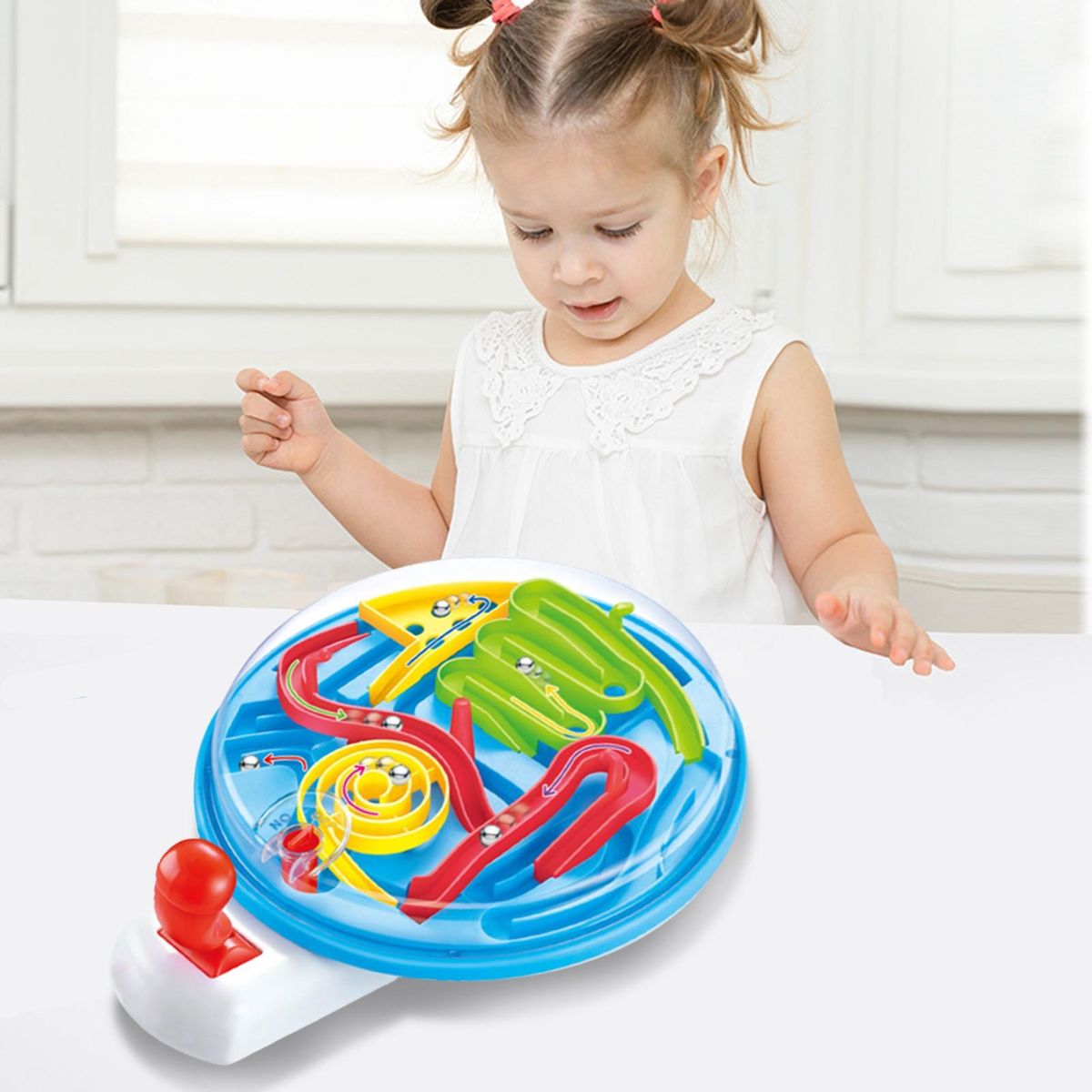 Educational Toy Bead Maze Preschool Toy Blue1