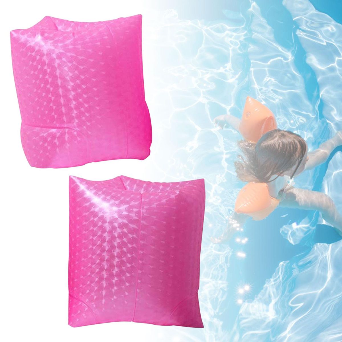 Swimming Arm Bands Swim Floater Sleeves Swim Arm Bands For Pink