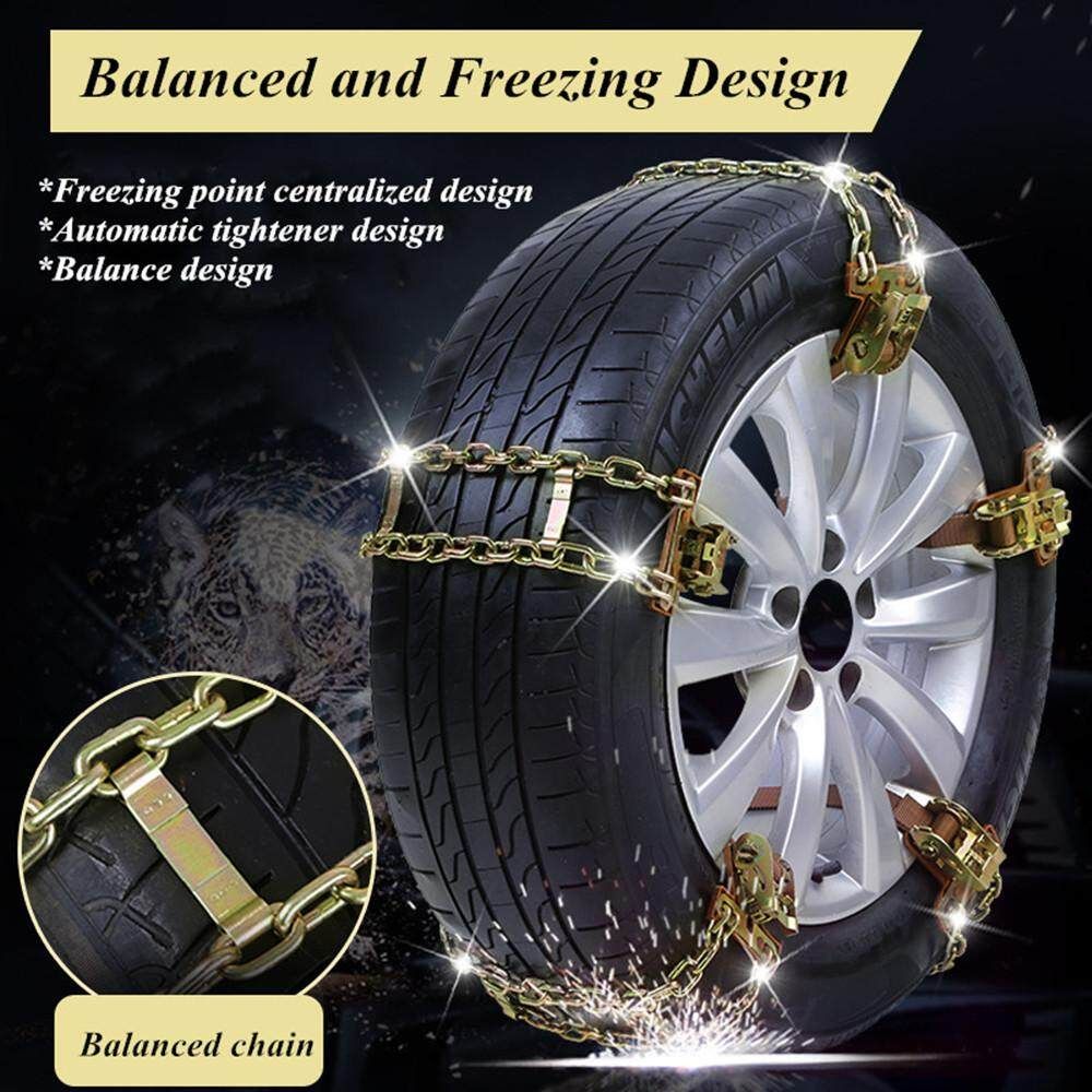 L Size Universal Anti-skid Car Truck Steel Tire Winter Snow Chain Emergency Belt Off-Road Safety Antiskid L