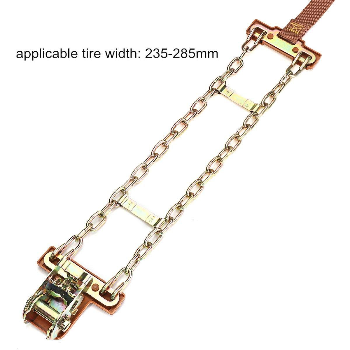 L Size Universal Anti-skid Car Truck Steel Tire Winter Snow Chain Emergency Belt Off-Road Safety Antiskid L