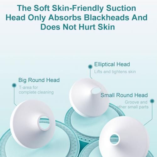 Electric Blackhead Removal Cleaner Magnifier LED Light Face Pore Cleaner