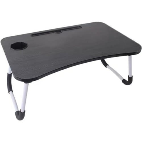 Laptop Table With Cup And Tablet Holder