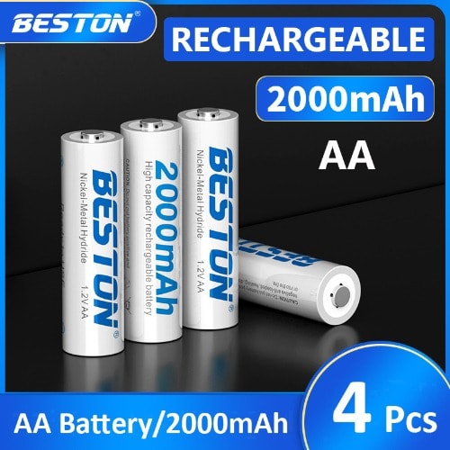 Beston  Rechargeable  Aa Battery 4pcs