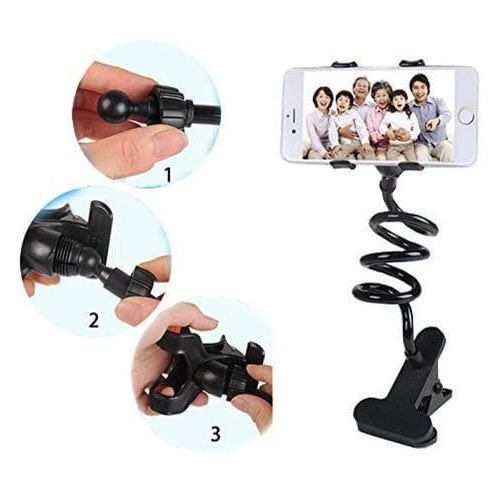 360% Rotate Phone Holder - Black