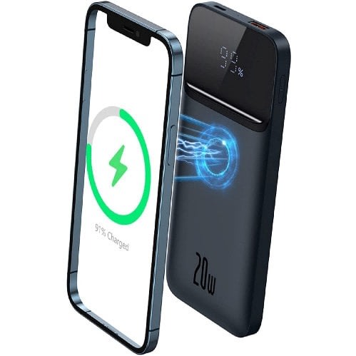 Baseus Magnetic Power Bank - 10,000mAh - Magsafe Wireless Portable Charger - Pd 20w Usb-c