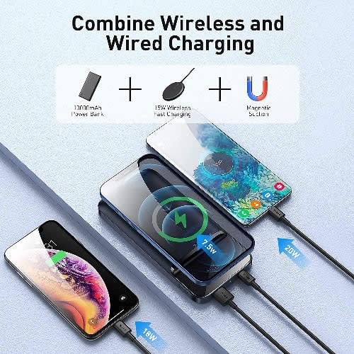 Baseus Magnetic Power Bank - 10,000mAh - Magsafe Wireless Portable Charger - Pd 20w Usb-c