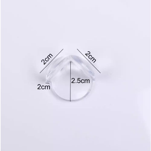 Baby Proofing For Tables Edges - 4pcs- Transparent Silicone