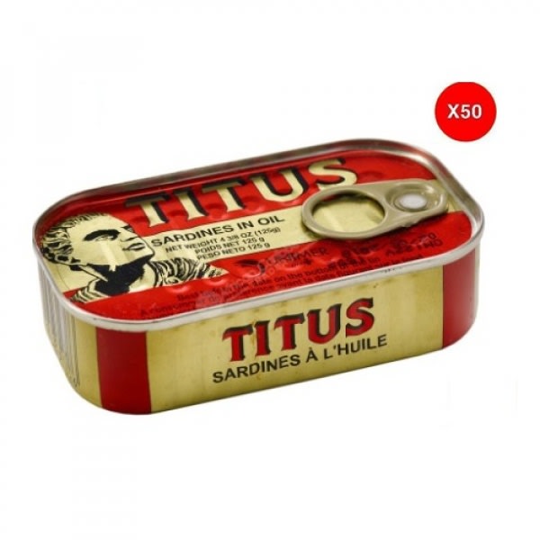 Sardine Fish 125g X 50 Pieces - 1 Carton