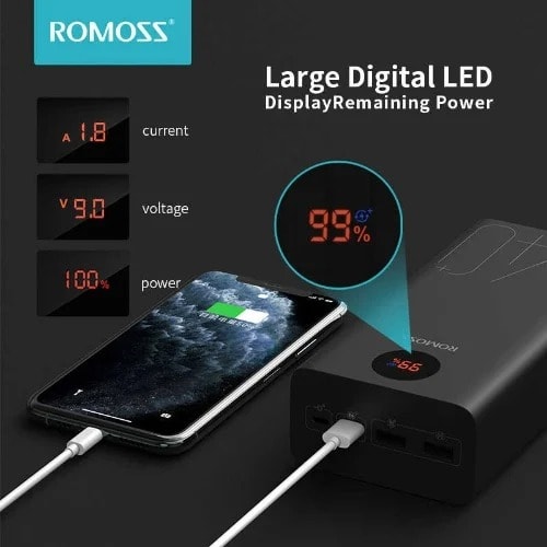 Pea40 Two-way Power Bank - 18w - 40000mah