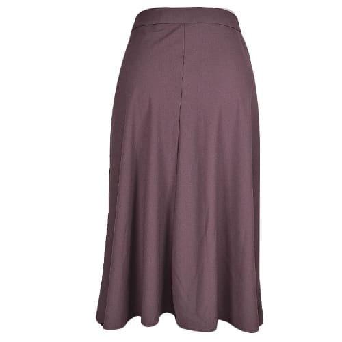 Women's Brown A- Line Evening Party Skirt