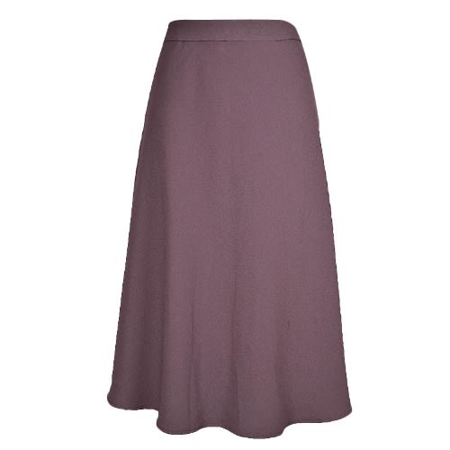 Women's Brown A- Line Evening Party Skirt