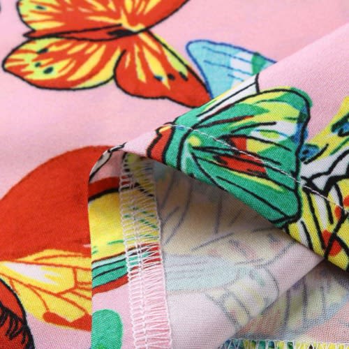 Butterfly Shift Dress- Pink