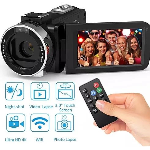 4k Video Wifi Camcorder