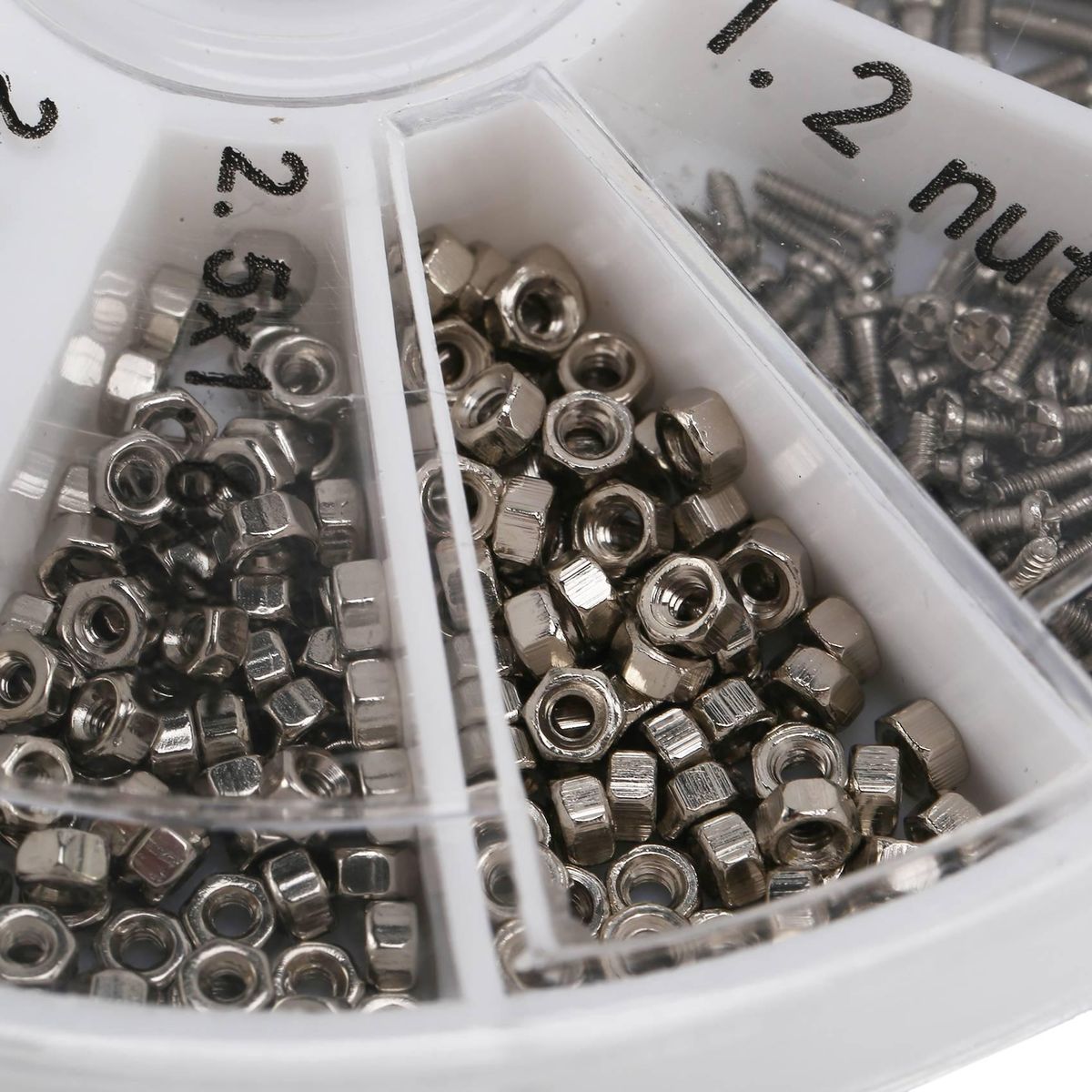 1000Pcs Stainless Steel Screws Set Machine Screws Assortment For PC Glasses Mobile Phone