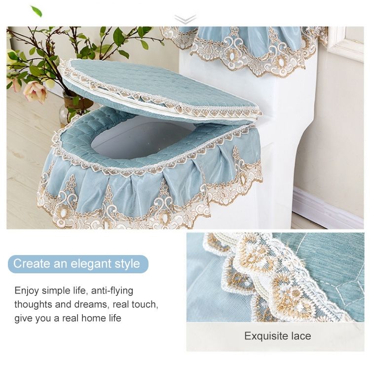 3 PCS / Set Universal Anti-Dust Cover Toilet Seat