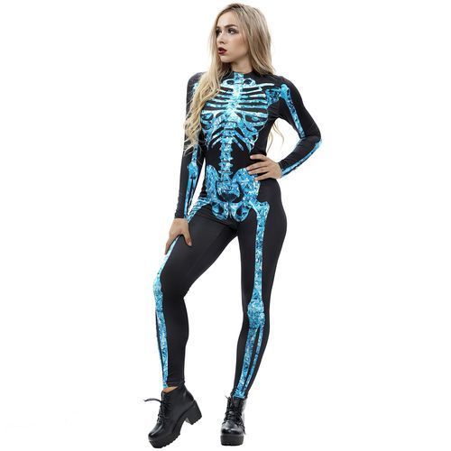 Parent-child 3D Skeleton Long-sleeved Jumpsuit---ParentBAX011-BJQ005