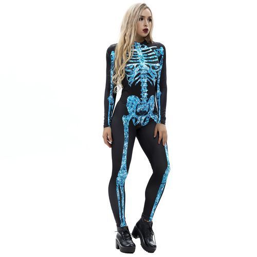 Parent-child 3D Skeleton Long-sleeved Jumpsuit---ParentBAX011-BJQ005