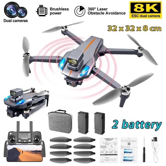 K911 MAX GPS Obstacle Avoidance Dual 4K HD Camera Drone