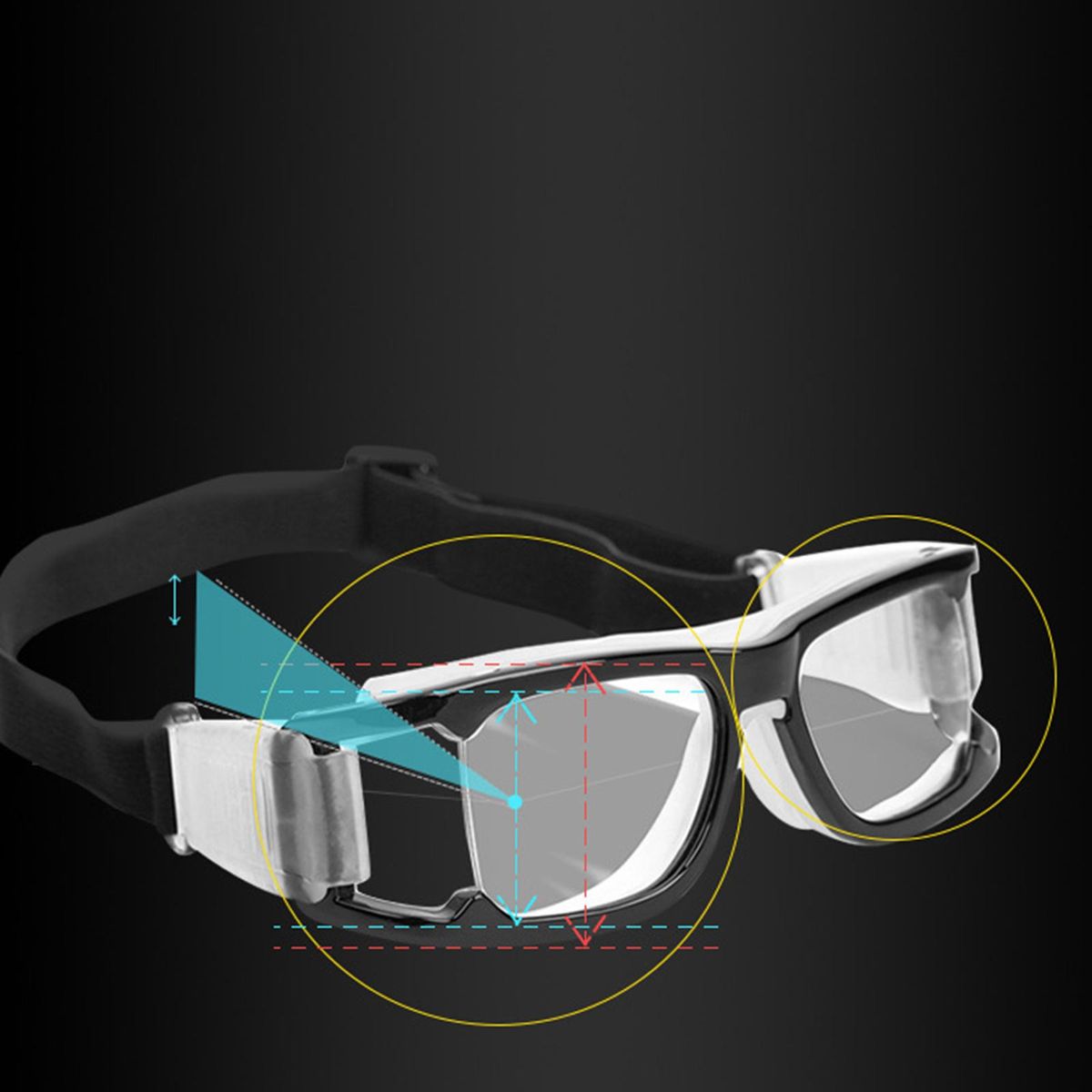 Basketball Sports Glasses  Anti Impact For Soccer Outdoor Women