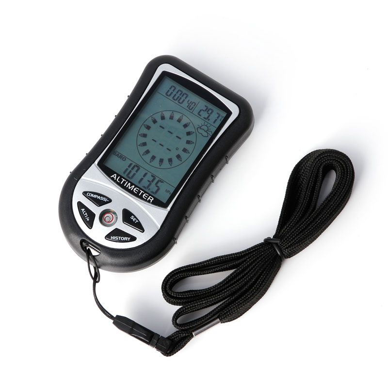 Digital 8 In 1 Lcd Compass Barometer Altimeter Thermo Clock