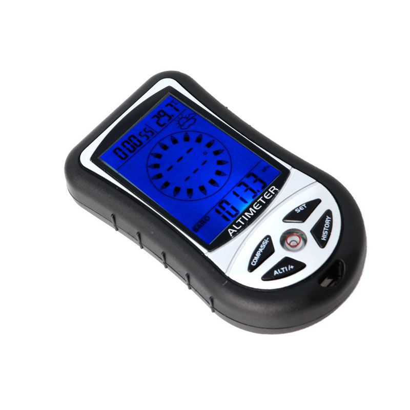 Digital 8 In 1 Lcd Compass Barometer Altimeter Thermo Clock