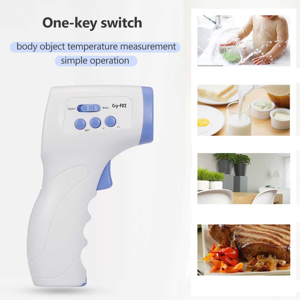 Digital Infrared Thermometer Temperature Gauge Object Non