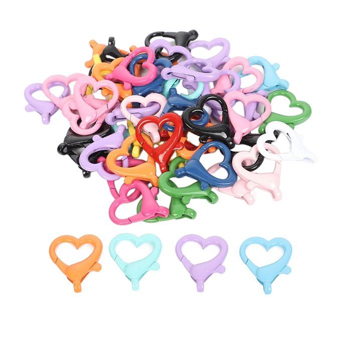 50pcs Plastic Lobster Claw Clasps 30x21mm For Jewelry Making Findings