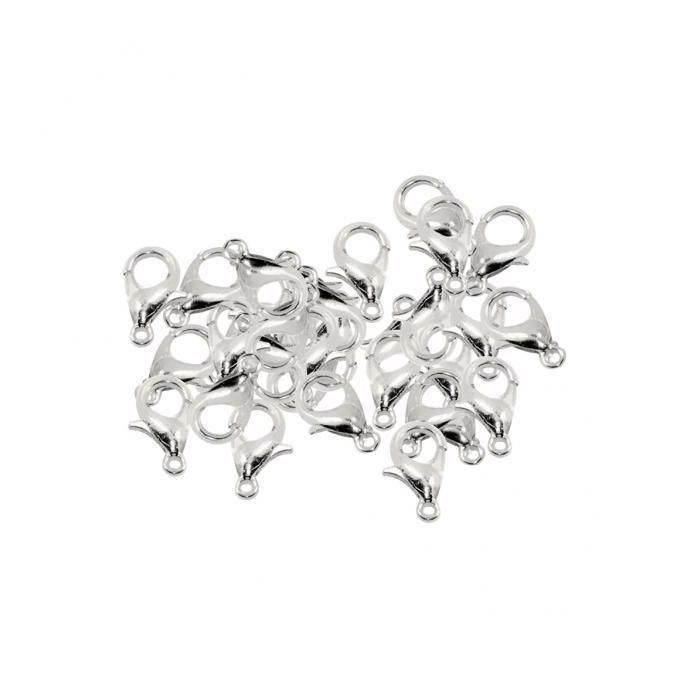 5x50 Pieces DIY Jewelry Accessories Metal Material Lobster Clasps Claw
