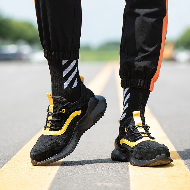 Work Safety Shoes For Men Woman Mesh Steel Toe Boots