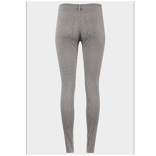 Ladies Patterned Jeggings - Grey