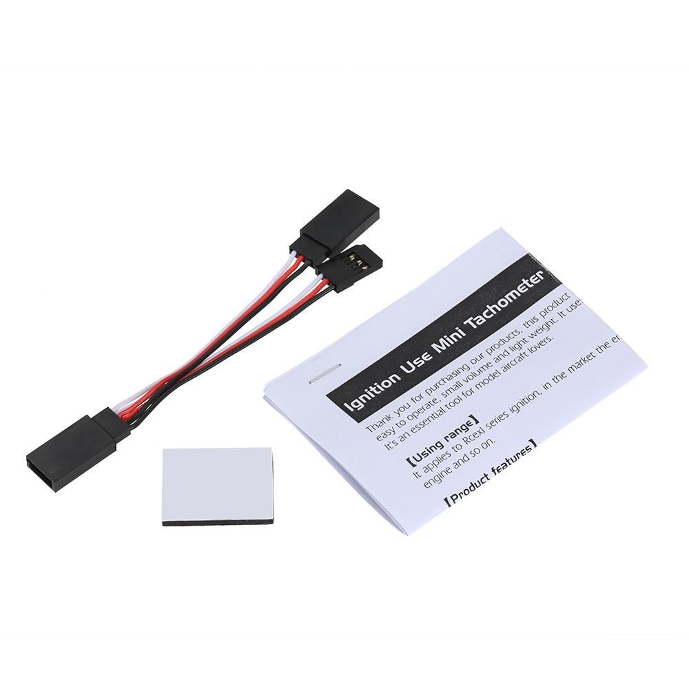G.T.POWER Ignition Mini Tachometer Revolution Meter for RC CDI Petrol Gas Engine