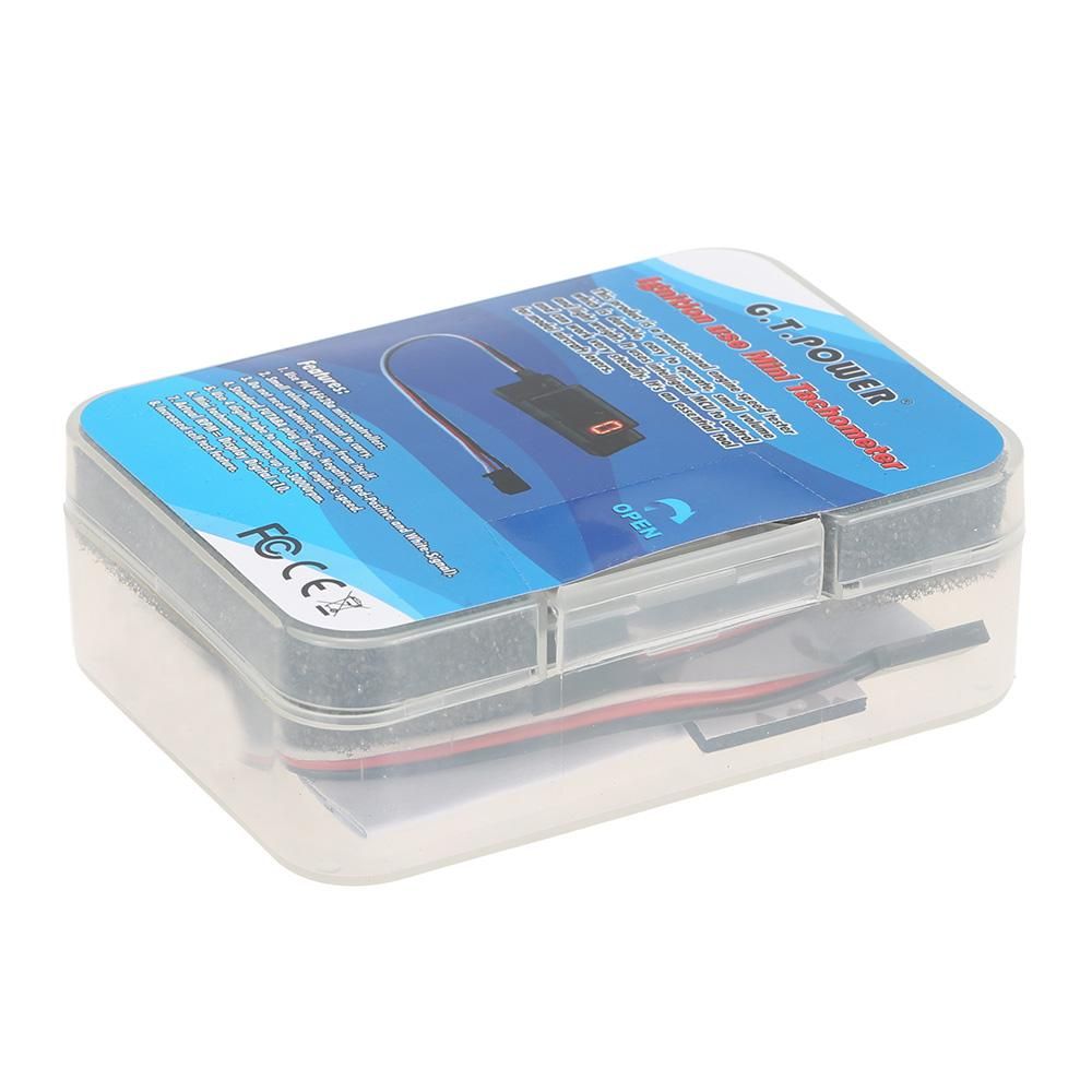 G.T.POWER Ignition Mini Tachometer Revolution Meter for RC CDI Petrol Gas Engine