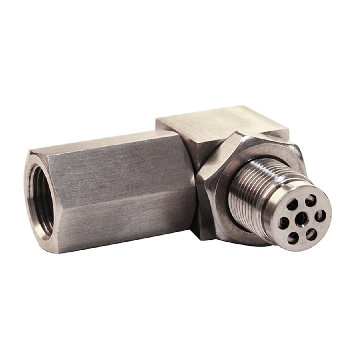 90 Degree O2 Oxygen Sensor Extender Spacer Engine Light Adapter Accessories M18*1.5 Iron Nickel Plating